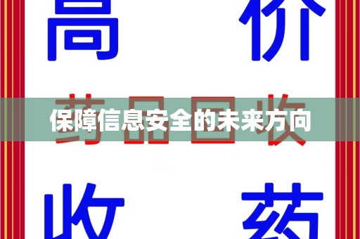 珠海保障信息安全的未来方向