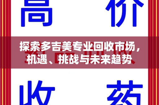 珠海探索多吉美专业回收市场，机遇、挑战与未来趋势